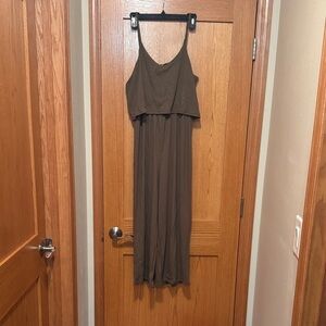 Zenana Outfitters Dark Brown Jumpsuit